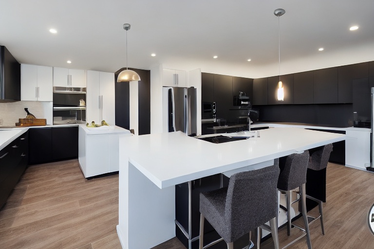Intrahome Bella Design 3 χρώμα Μαύρο Ματ Πάνω & Δρυς Κάτω έπιπλα κουζίνας 10 Μέτρα συνολικα τρέχον μέτρα Intrahome-65650588