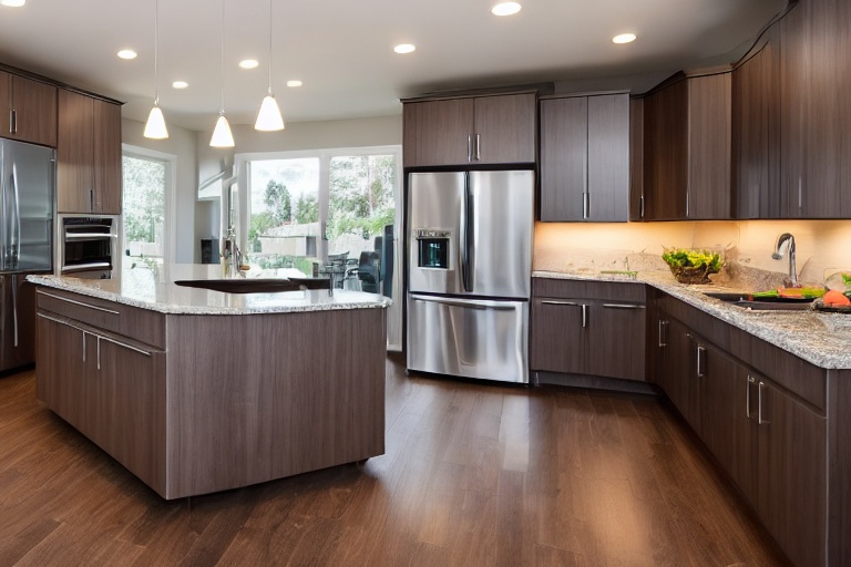 Intrahome Prisma One 3 χρώμα Νησί Καρυδιά & Γκρι Περίμετρος έπιπλα κουζίνας 10 Μέτρα συνολικα τρέχον μέτρα Intrahome-65650555