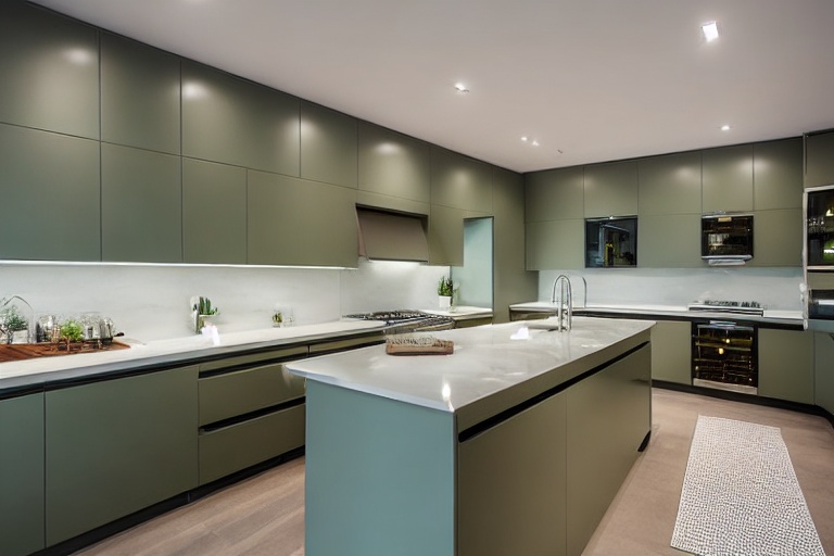 Intrahome Opal Style 3 χρώμα Λακέ Σάλβια έπιπλα κουζίνας 10 Μέτρα συνολικα τρέχον μέτρα Intrahome-65650509