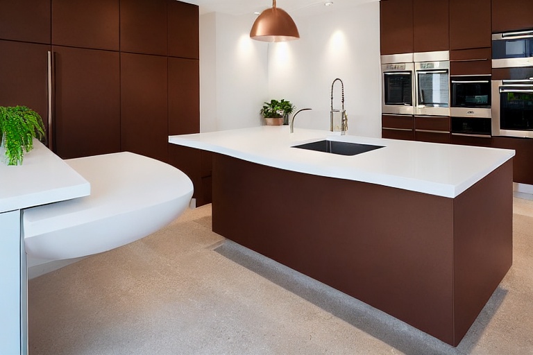 Intrahome Opal Design 3 χρώμα Βουρτσιστό Χάλκινο έπιπλα κουζίνας 10 Μέτρα συνολικα τρέχον μέτρα Intrahome-65650508