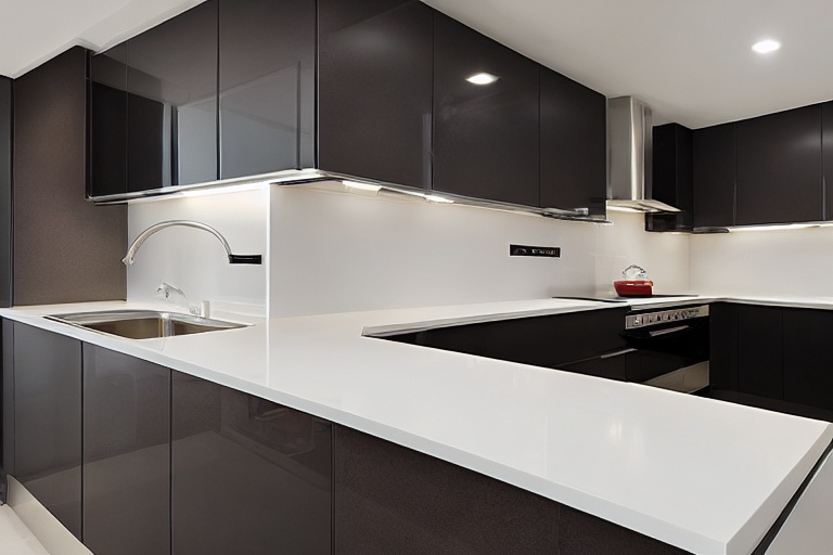 Intrahome Onyx Lux 3 χρώμα Εφέ Δέρμα Σκούρο έπιπλα κουζίνας 10 Μέτρα συνολικα τρέχον μέτρα Intrahome-65650473