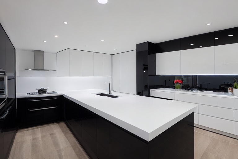 Intrahome Pearl Max 3 χρώμα Νησί Μαύρο & Λευκό Περίμετρος έπιπλα κουζίνας 10 Μέτρα συνολικα τρέχον μέτρα Intrahome-65650470