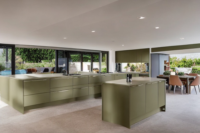 Intrahome Verona Classic 4 χρώμα Λακέ Λαδί έπιπλα κουζίνας 10 Μέτρα συνολικα τρέχον μέτρα Intrahome-65650445