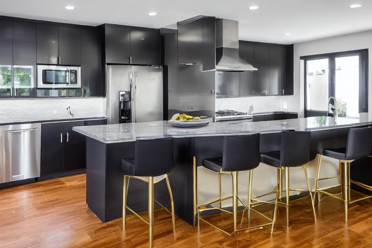 Intrahome Milano Living 4 χρώμα Χρυσό & Σκούρο Γκρι έπιπλα κουζίνας 10 Μέτρα συνολικα τρέχον μέτρα Intrahome-65650426