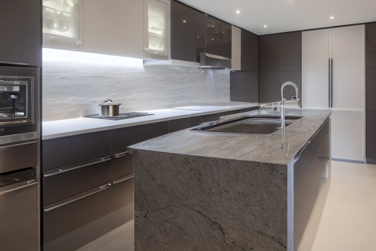 Intrahome Milano Lux 4 χρώμα Εφέ Πέτρας Γκρι έπιπλα κουζίνας 10 Μέτρα συνολικα τρέχον μέτρα Intrahome-65650413