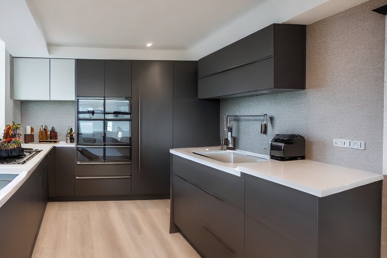Intrahome Torino Home 4 χρώμα Εφέ Λινό έπιπλα κουζίνας 10 Μέτρα συνολικα τρέχον μέτρα Intrahome-65650407