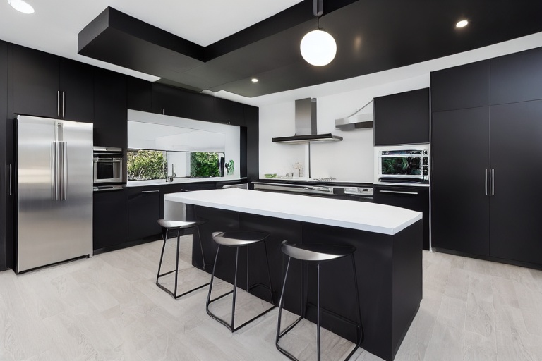 Intrahome Torino Classic 4 χρώμα Μαύρο Μεταλλικό Ματ έπιπλα κουζίνας 10 Μέτρα συνολικα τρέχον μέτρα Intrahome-65650405