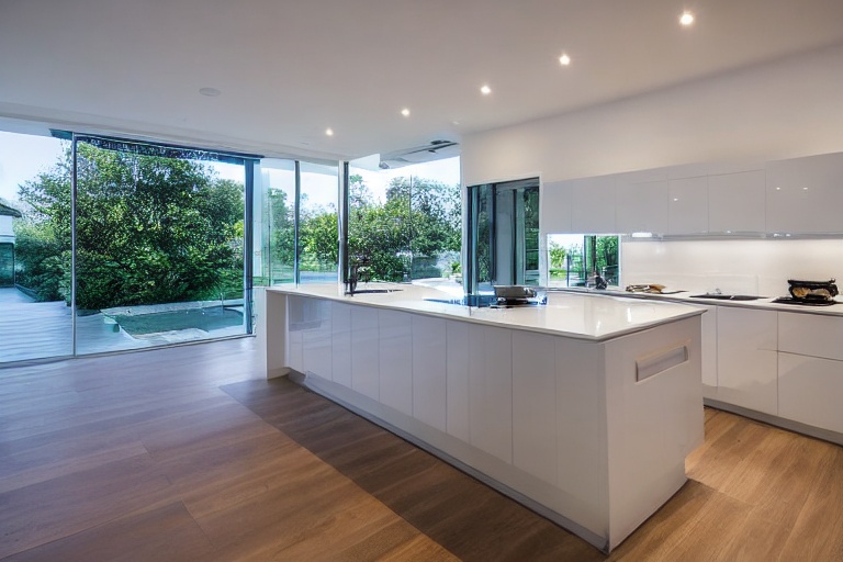Intrahome Siena Living 4 χρώμα Λακέ Λευκό Γυαλιστερό έπιπλα κουζίνας 10 Μέτρα συνολικα τρέχον μέτρα Intrahome-65650386