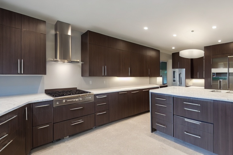 Intrahome Modena Elegance 4 χρώμα Νησί Καρυδιά & Γκρι Περίμετρος έπιπλα κουζίνας 10 Μέτρα συνολικα τρέχον μέτρα Intrahome-65650359