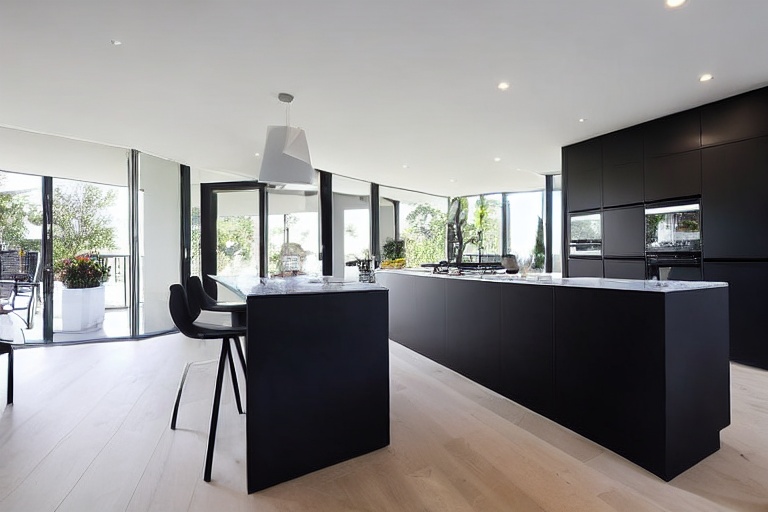 Intrahome Parma Design 4 χρώμα Λακέ Μαύρο Ματ έπιπλα κουζίνας 10 Μέτρα συνολικα τρέχον μέτρα Intrahome-65650348