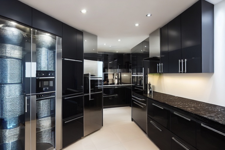 Intrahome Napoli Prime 4 χρώμα Εφέ Δέρμα Σκούρο έπιπλα κουζίνας 10 Μέτρα συνολικα τρέχον μέτρα Intrahome-65650332