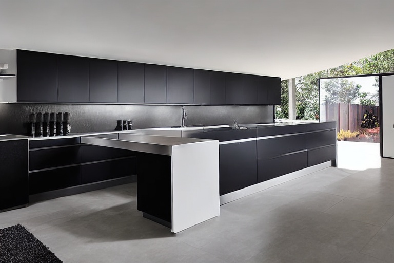 Intrahome Napoli Home 4 χρώμα Μαύρο Μεταλλικό Ματ έπιπλα κουζίνας 10 Μέτρα συνολικα τρέχον μέτρα Intrahome-65650327