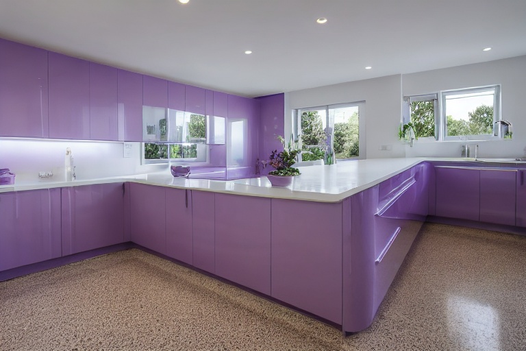 Intrahome Roma Plus 4 χρώμα Λακέ Λεβάντα έπιπλα κουζίνας 10 Μέτρα συνολικα τρέχον μέτρα Intrahome-65650311
