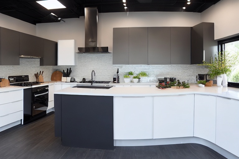 Intrahome Aria Design 4 χρώμα Λευκό Ματ Πάνω & Ανθρακί Κάτω έπιπλα κουζίνας 10 Μέτρα συνολικα τρέχον μέτρα Intrahome-65650228