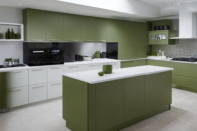 Intrahome Elite Elegance 4 χρώμα Λακέ Σάλβια έπιπλα κουζίνας 10 Μέτρα συνολικα τρέχον μέτρα Intrahome-65650199