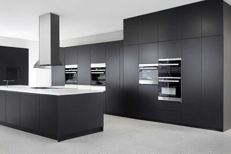 Intrahome Urban Plus 4 χρώμα Μαύρο Μεταλλικό Ματ έπιπλα κουζίνας 10 Μέτρα συνολικα τρέχον μέτρα Intrahome-65650171