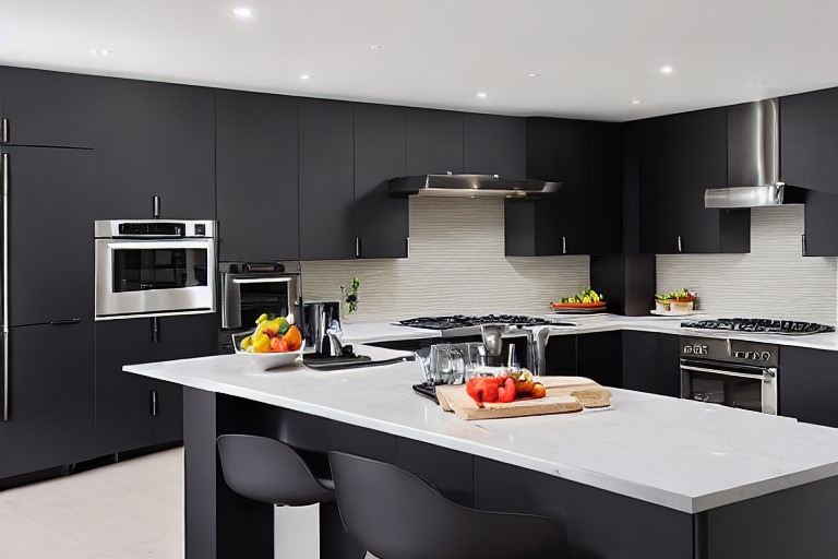 Intrahome Urban Smart 4 χρώμα Λακέ Ανθρακί έπιπλα κουζίνας 10 Μέτρα συνολικα τρέχον μέτρα Intrahome-65650156