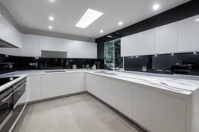 Intrahome Loft Studio 4 χρώμα Εφέ Λευκού Μαρμάρου έπιπλα κουζίνας 10 Μέτρα συνολικα τρέχον μέτρα Intrahome-65650140