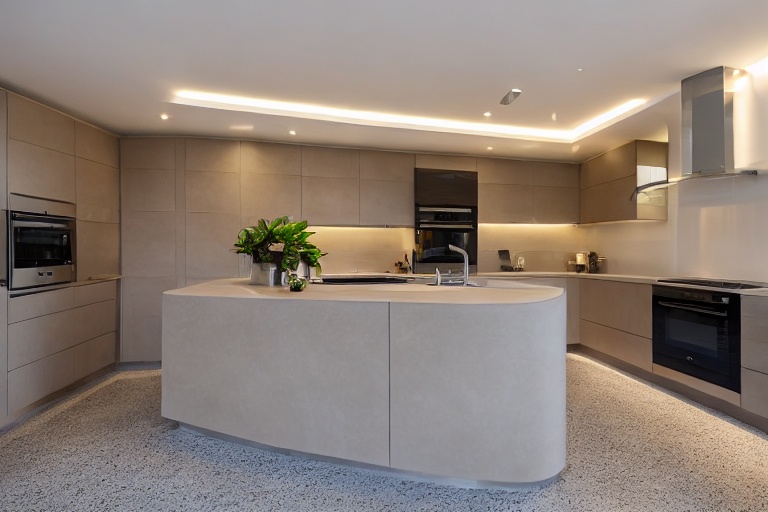 Intrahome Loft Smart 4 χρώμα Λακέ Άμμος έπιπλα κουζίνας 10 Μέτρα συνολικα τρέχον μέτρα Intrahome-65650136