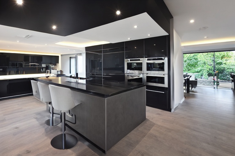 Intrahome Nordic Design 4 χρώμα Λακέ Γκρι Σκούρο έπιπλα κουζίνας 10 Μέτρα συνολικα τρέχον μέτρα Intrahome-65650128