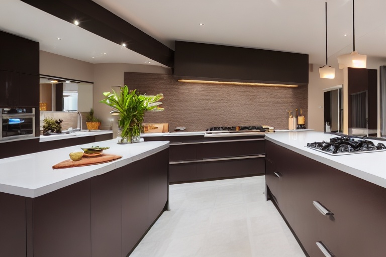 Intrahome Scandi Modern 4 χρώμα Λακέ Τερακότα έπιπλα κουζίνας 10 Μέτρα συνολικα τρέχον μέτρα Intrahome-65650104