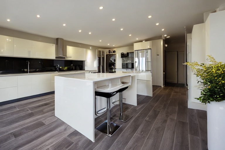 Intrahome Scandi Select 4 χρώμα Λακέ Κρεμ Γυαλιστερό έπιπλα κουζίνας 10 Μέτρα συνολικα τρέχον μέτρα Intrahome-65650103