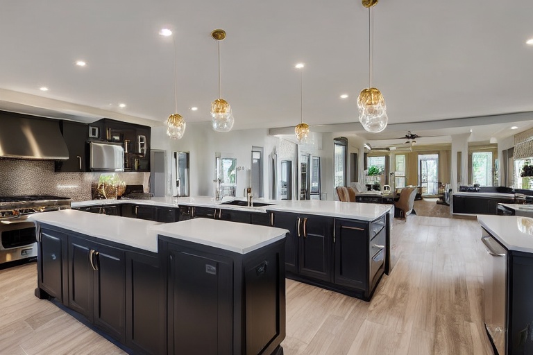 Intrahome Scandi Concept 4 χρώμα Χρυσό & Σκούρο Γκρι έπιπλα κουζίνας 10 Μέτρα συνολικα τρέχον μέτρα Intrahome-65650101