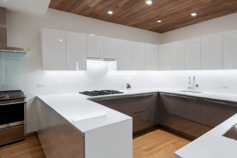 Intrahome Aster Max 4 χρώμα Λακέ Λευκό Γυαλιστερό έπιπλα κουζίνας 10 Μέτρα συνολικα τρέχον μέτρα Intrahome-65650090