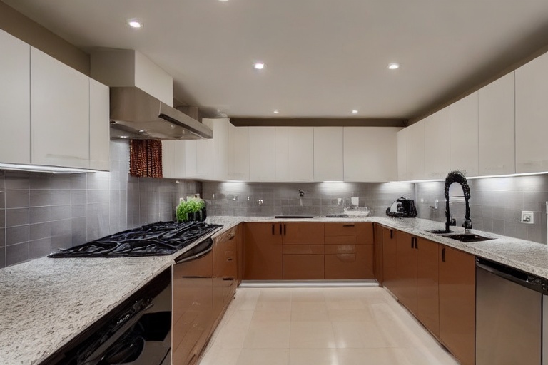 Intrahome Aster Modern 4 χρώμα Νησί Τερακότα & Κρεμ Περίμετρος έπιπλα κουζίνας 10 Μέτρα συνολικα τρέχον μέτρα Intrahome-65650084