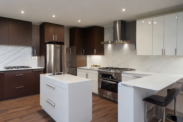 Intrahome Aster One 4 χρώμα Λακέ Κρεμ Γυαλιστερό έπιπλα κουζίνας 10 Μέτρα συνολικα τρέχον μέτρα Intrahome-65650075