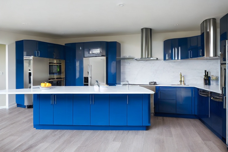 Intrahome Riviera Plus 4 χρώμα Λακέ Πετρόλ έπιπλα κουζίνας 10 Μέτρα συνολικα τρέχον μέτρα Intrahome-65650031