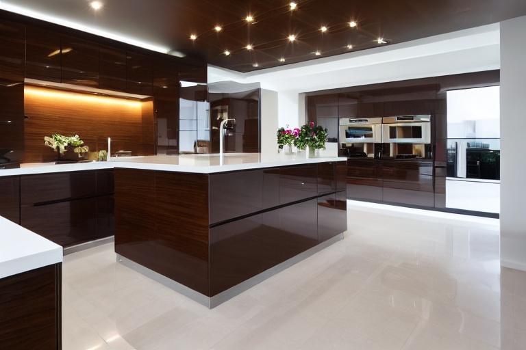 Intrahome Riviera Modern 4 χρώμα Καπλαμάς Wenge έπιπλα κουζίνας 10 Μέτρα συνολικα τρέχον μέτρα Intrahome-65650024