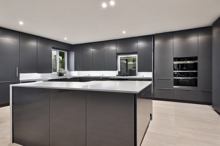 Intrahome Riviera Concept 4 χρώμα Λακέ Γκρι Σκούρο έπιπλα κουζίνας 10 Μέτρα συνολικα τρέχον μέτρα Intrahome-65650021