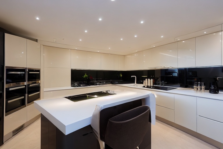 Intrahome Riviera Lux 4 χρώμα Λακέ Κρεμ Γυαλιστερό έπιπλα κουζίνας 10 Μέτρα συνολικα τρέχον μέτρα Intrahome-65650013