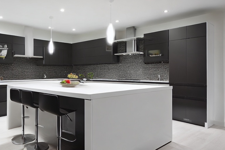 Intrahome Toscana Elegance 4 χρώμα Λευκό Ματ Πάνω & Ανθρακί Κάτω έπιπλα κουζίνας 10 Μέτρα συνολικα τρέχον μέτρα Intrahome-65649999