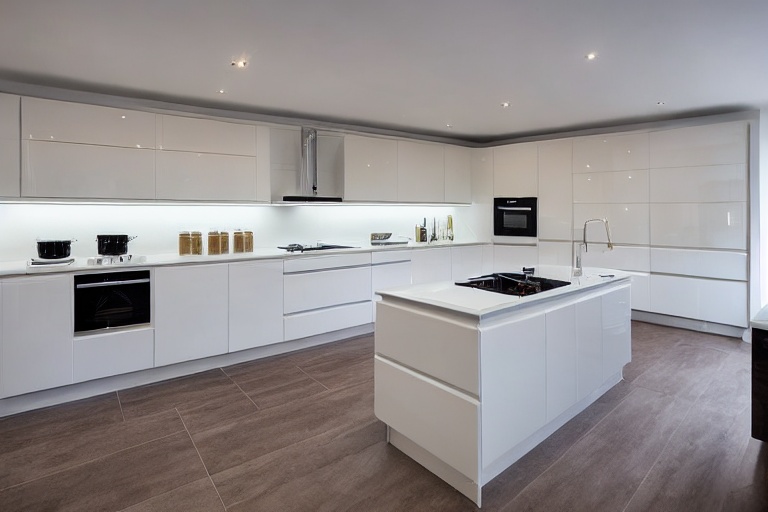 Intrahome Valencia Living 4 χρώμα Λακέ Λευκό Γυαλιστερό έπιπλα κουζίνας 10 Μέτρα συνολικα τρέχον μέτρα Intrahome-65649986