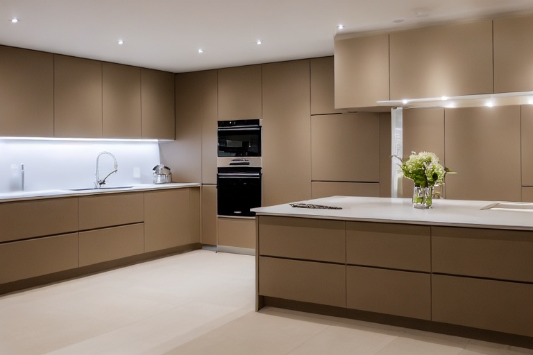 Intrahome Valencia Pro 4 χρώμα Λακέ Μπεζ Ανοιχτό έπιπλα κουζίνας 10 Μέτρα συνολικα τρέχον μέτρα Intrahome-65649974