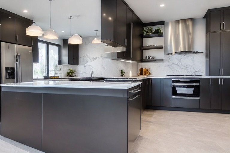 Intrahome Monaco Signature 4 χρώμα Γκρι Μεταλλικό έπιπλα κουζίνας 10 Μέτρα συνολικα τρέχον μέτρα Intrahome-65649962