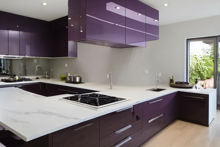 Intrahome Monaco Concept 4 χρώμα Λακέ Λεβάντα έπιπλα κουζίνας 10 Μέτρα συνολικα τρέχον μέτρα Intrahome-65649961