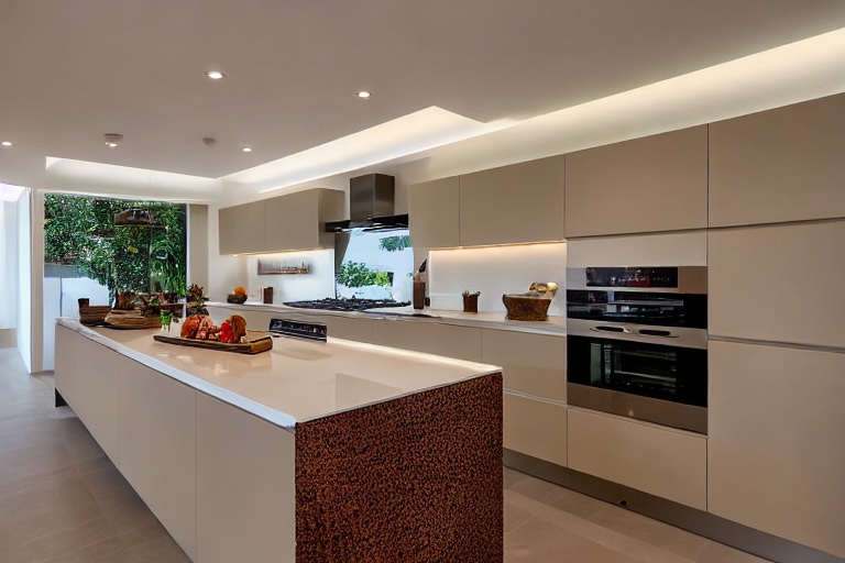Intrahome Athena Living 4 χρώμα Νησί Τερακότα & Κρεμ Περίμετρος έπιπλα κουζίνας 10 Μέτρα συνολικα τρέχον μέτρα Intrahome-65649926