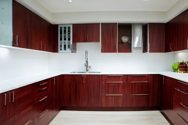Intrahome Athena Classic 4 χρώμα Καπλαμάς Μαόνι έπιπλα κουζίνας 10 Μέτρα συνολικα τρέχον μέτρα Intrahome-65649925