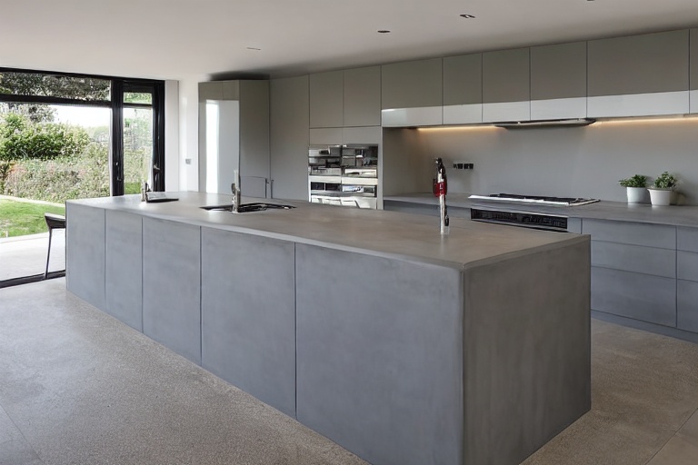 Intrahome Olympia Concept 4 χρώμα Εφέ Τσιμέντου έπιπλα κουζίνας 10 Μέτρα συνολικα τρέχον μέτρα Intrahome-65649901