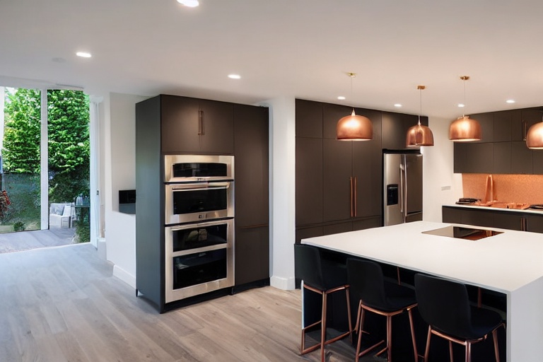 Intrahome Olympia Craft 4 χρώμα Βουρτσιστό Χάλκινο έπιπλα κουζίνας 10 Μέτρα συνολικα τρέχον μέτρα Intrahome-65649898