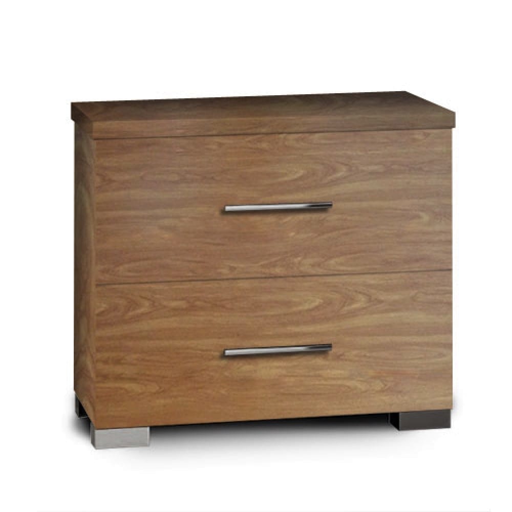 Intrahome Κομοδίνο Arvella Plus - σετ 2 τεμαχίων 120x48x34 Καρυδί Intrahome-E5456915