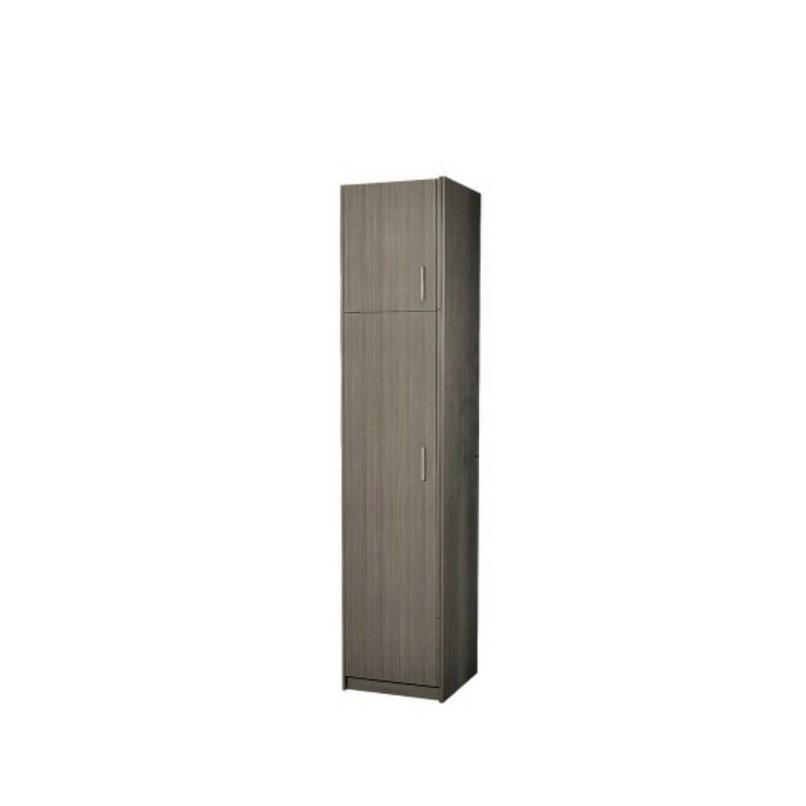 Intrahome Ντουλάπα Μονόφυλλη Lunara Style - 48x180x50|48x60x50 Σταχτί Intrahome-E5458652