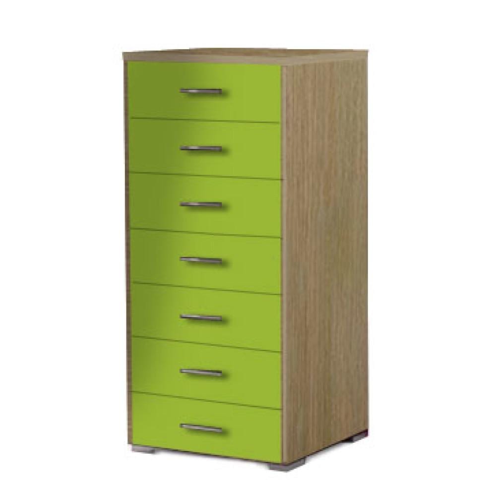 Intrahome Συρταριέρα Norelia Prestige - σετ 2 τεμαχίων 120x123x45Δρυς|ΛαχανίIntrahome-E5463611