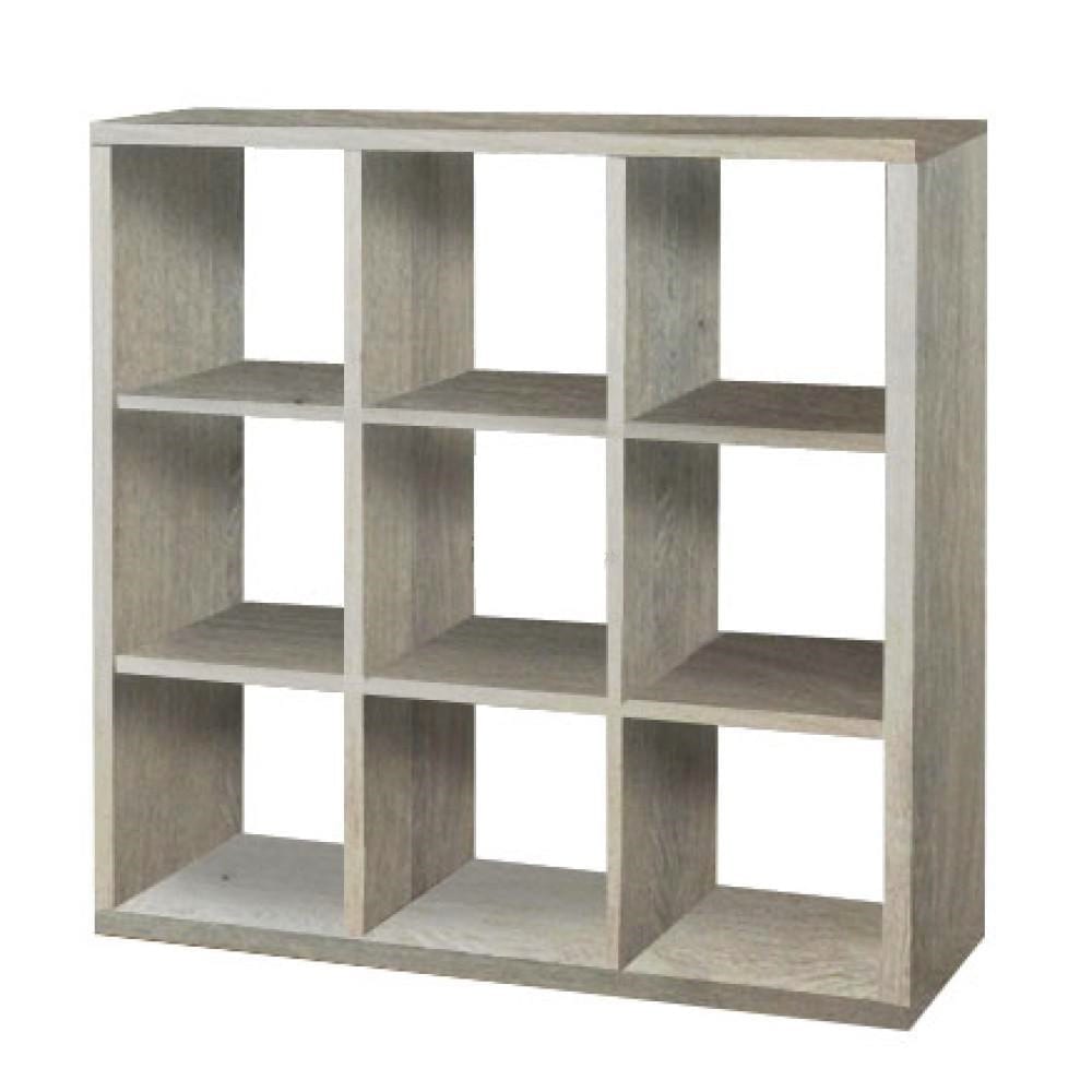 Intrahome Βιβλιοθήκη Norelia Plus - 240x110x35 Σταχτί Intrahome-E5458031