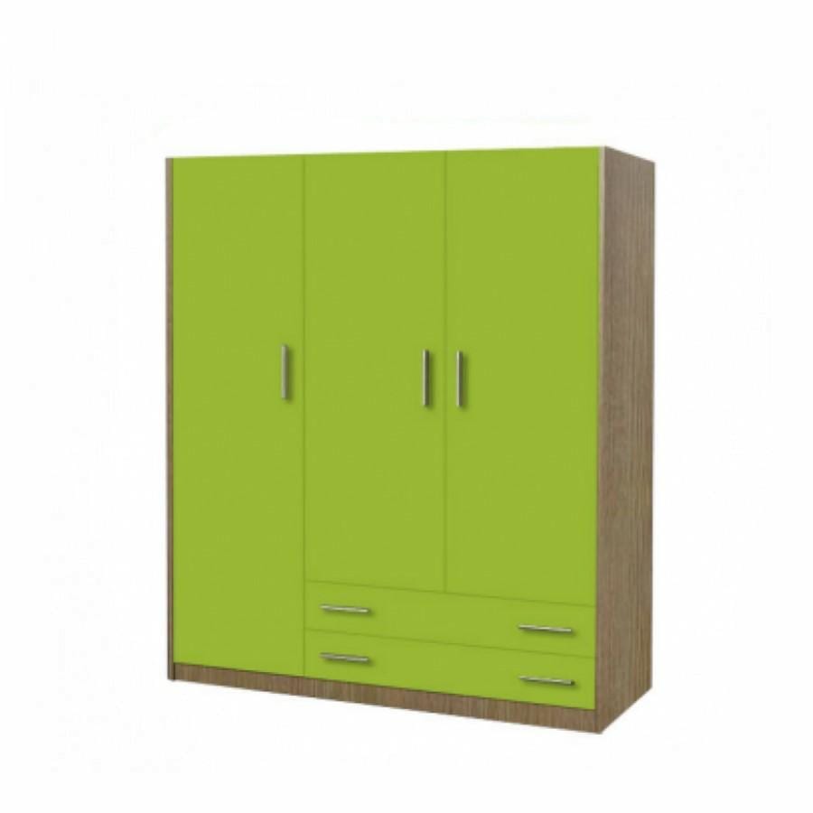 Intrahome Ντουλάπα Μονόφυλλη Velora Linea - 110x180 Δρυς|Λαχανί Intrahome-E5460326