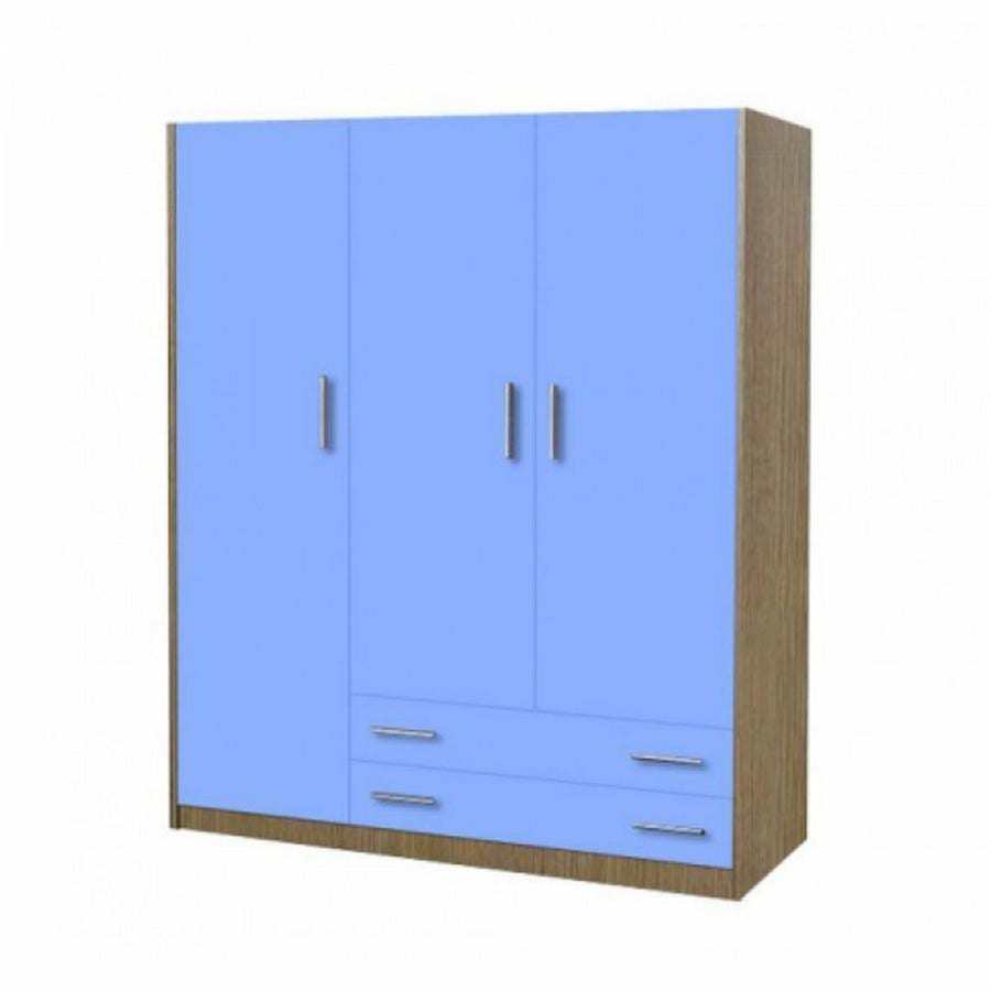 Intrahome Ντουλάπα Δίφυλλη Orlena Linea - 148x180Δρυς|ΣιέλIntrahome-E5460899