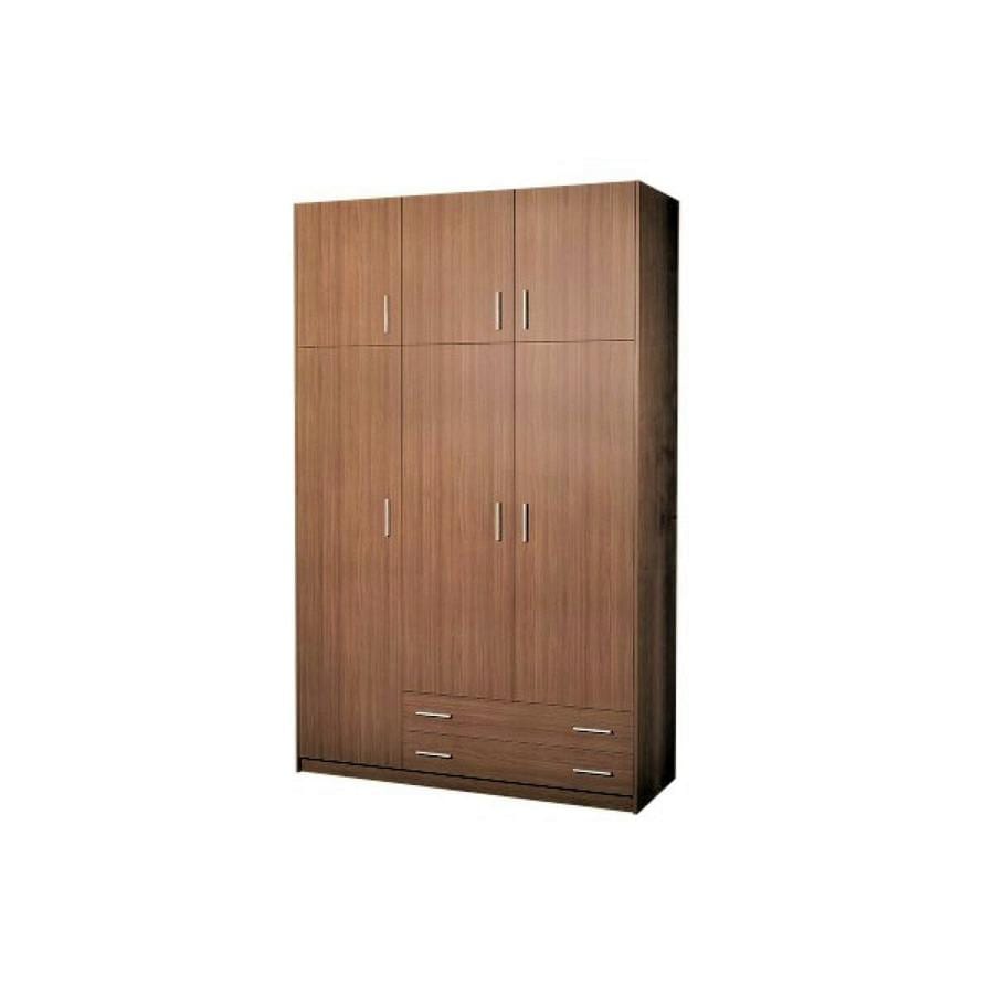 Intrahome Ντουλάπα Μονόφυλλη Lunara Linea - 110x240 Καρυδί Intrahome-E5460512